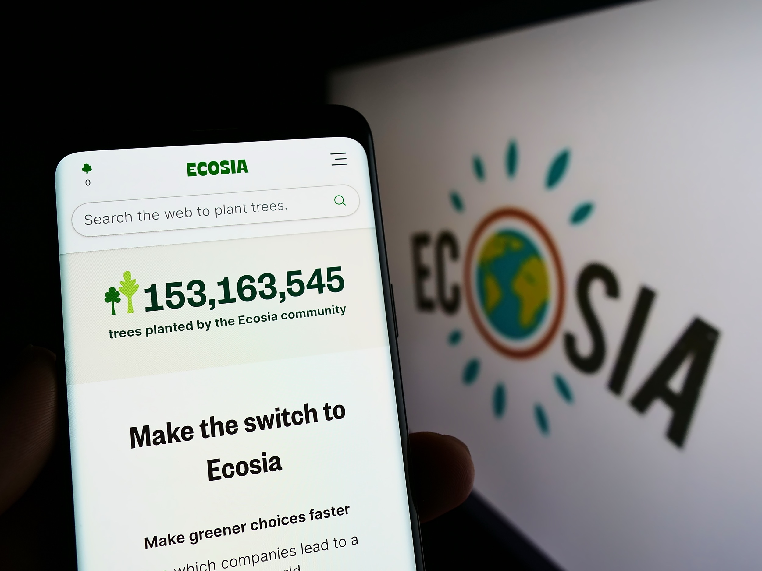 ¿Tomar el control de Chrome sin comprarlo? Ecosia prueba suerte.