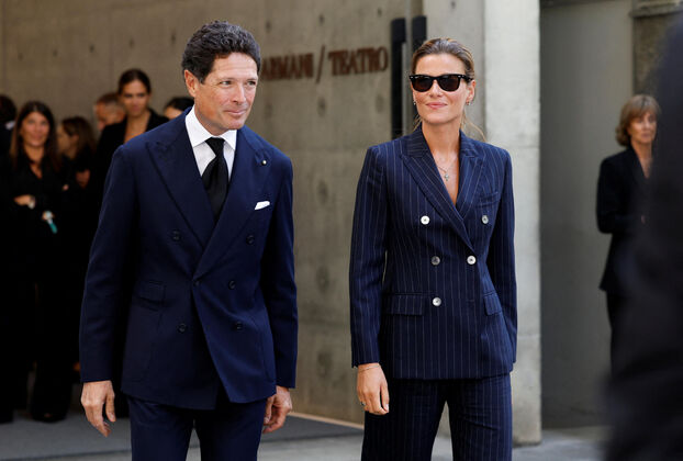 Matteo Marzotto y Nora Shkreli.