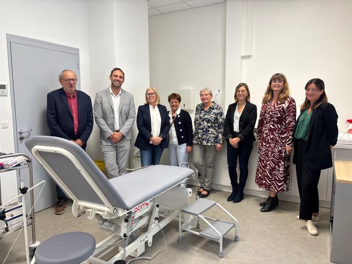 Inauguración del centro Ma Santé, Ma Région a cargo de Vincent Bounes.