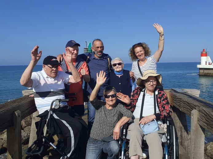 ¡No hay edad para disfrutar de la playa de Capbreton!