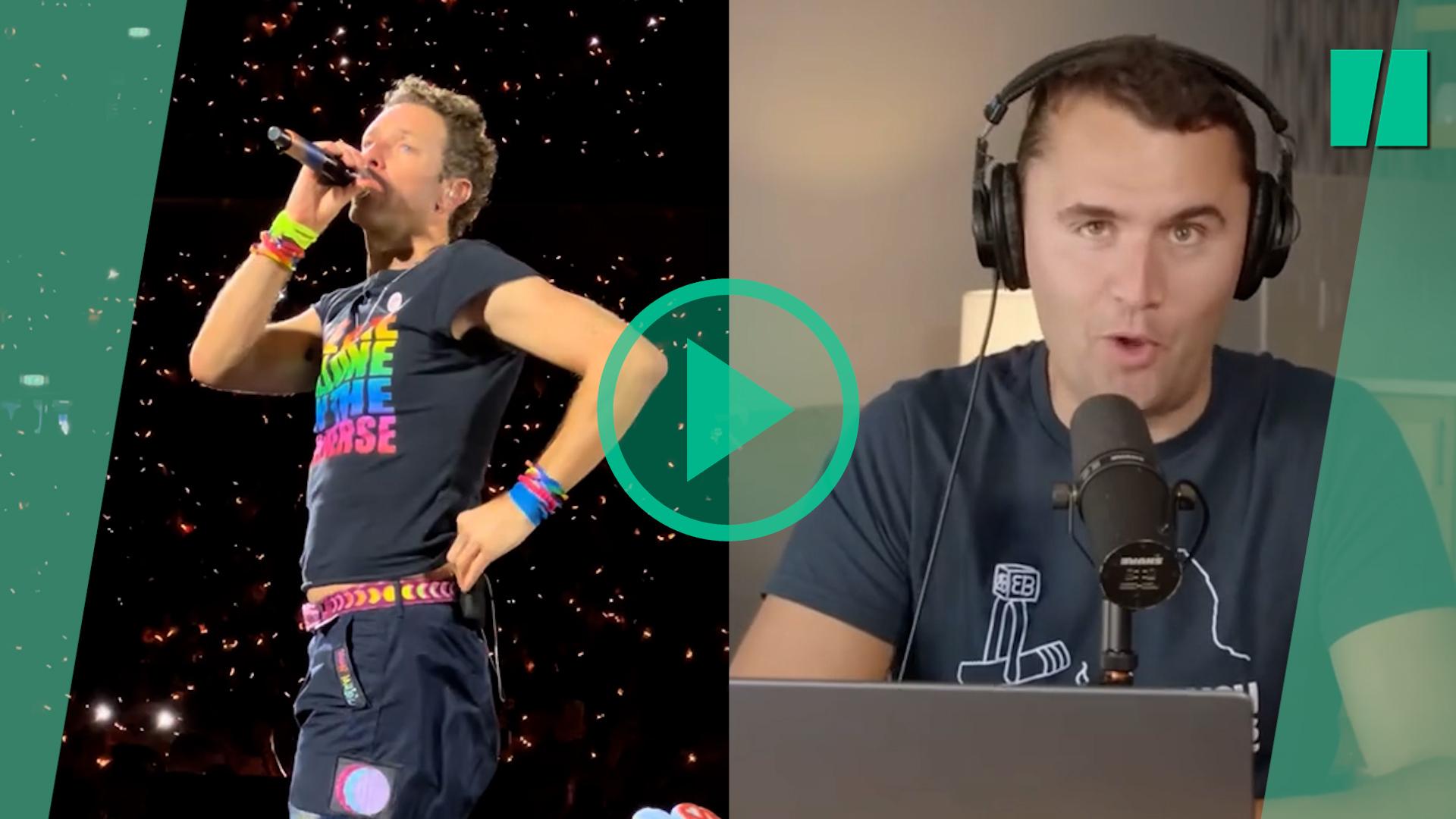 Chris Martin (Coldplay) pide al público en el escenario que