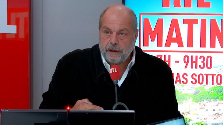 Dupond-Moretti denuncia la "deriva" de Darmanin y Retailleau.