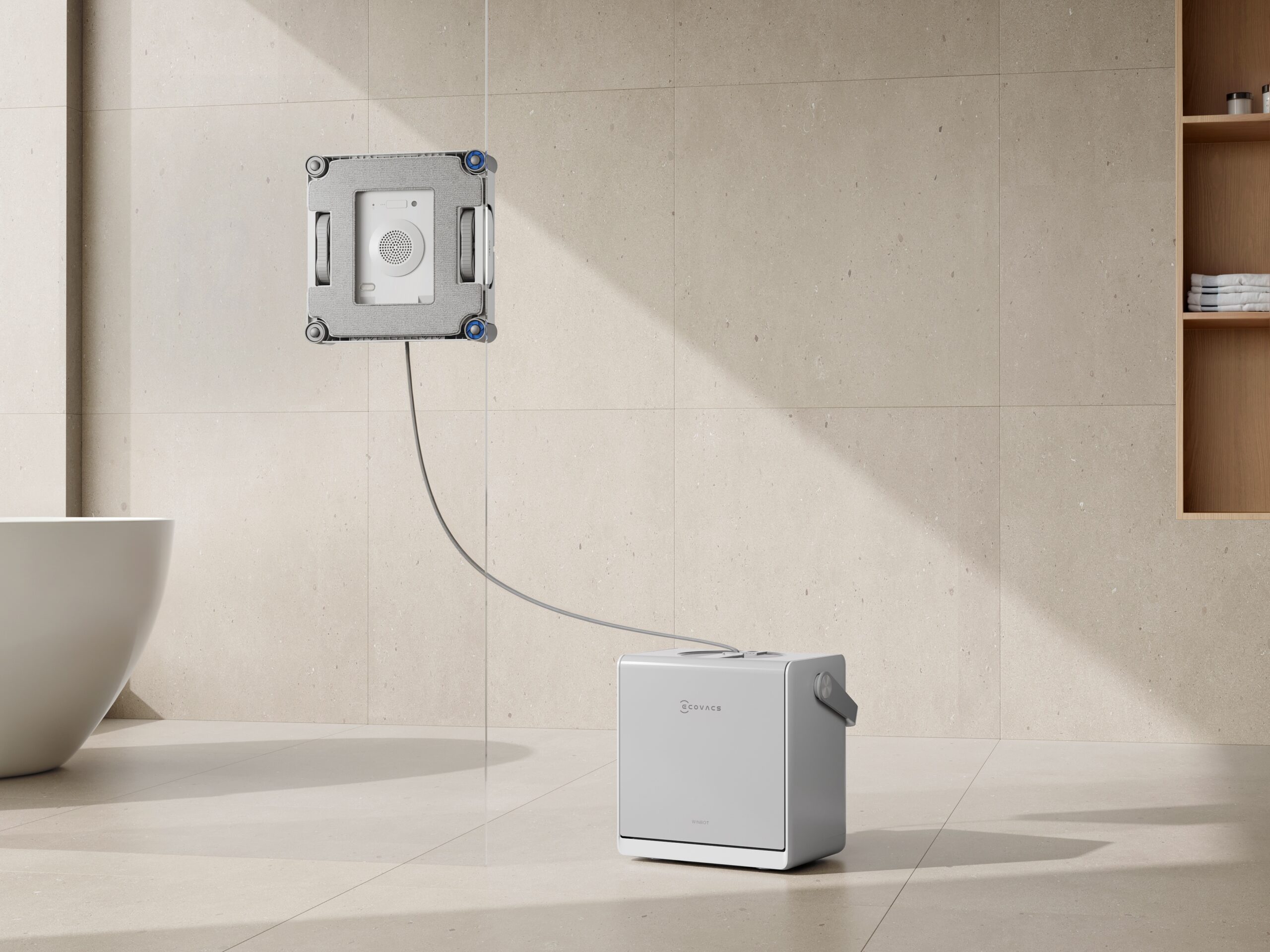 Ecovacs presenta el Winbot W2S Omni, un robot limpiavidrios que