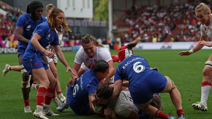 El XV femenino de Francia eliminado por Inglaterra en las