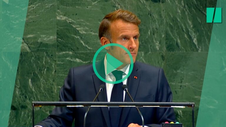 En la ONU, Emmanuel Macron reconoce el Estado de Palestina