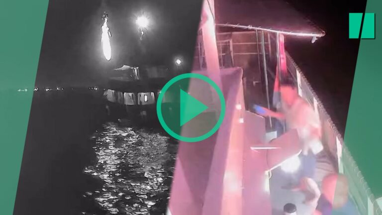 La flotilla hacia Gaza atacada esta noche: la guardia nacional