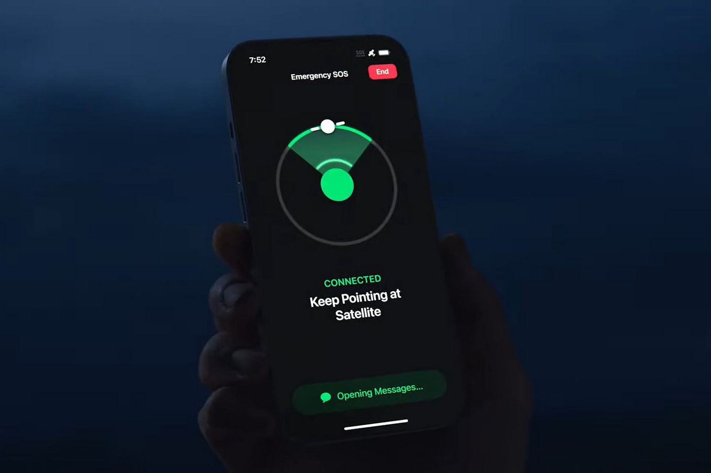 Los iPhone 14 y 15 mantienen la función SOS por