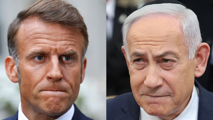 Macron ya no es bienvenido en Israel hasta que revoque
