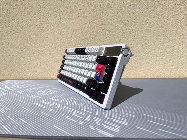 Un tacto suave para un teclado gamer premium.