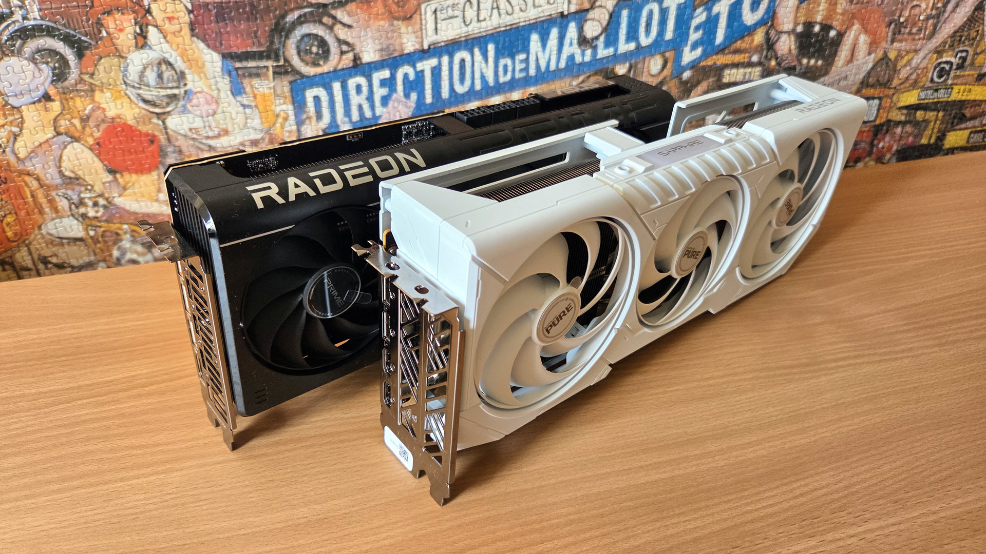 Una Radeon RX 9070 con el BIOS de la versión