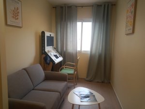 Una sala de teleconsulta abierta a todos en la residencia