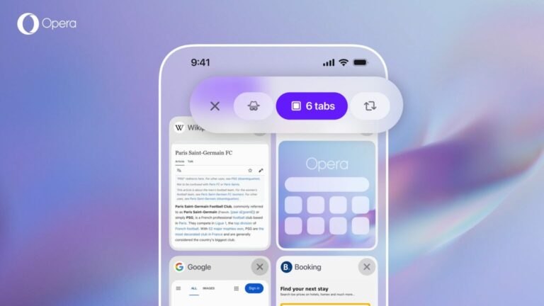 ¿Te sientes abrumado por las pestañas en iOS? ¡Opera también