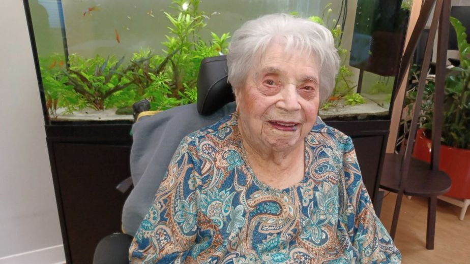Retrato. "¡Un carácter fuerte!" A sus 107 años, Rosalie Jalbert
