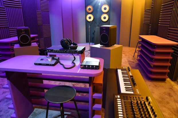 El estudio de grabación, una nueva pieza en el château. TF1/SIPA/Cyril Pecquenard