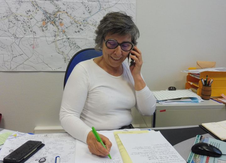 Eliana Lavergne, alcaldesa de Latronquière.