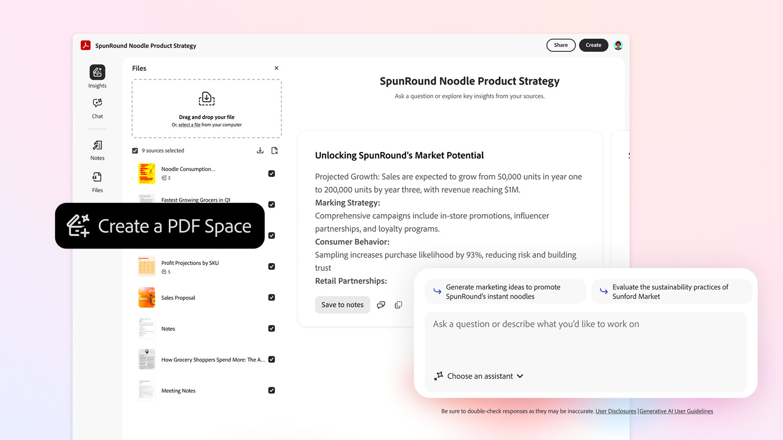 Cómo crear, organizar y utilizar un PDF Spaces en Acrobat