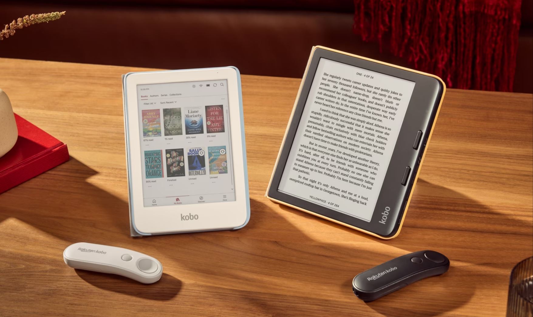 Controlar tu lector de libros electrónicos Kobo con un control