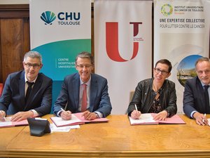 El CHU, la Universidad y el Oncopole se asocian por