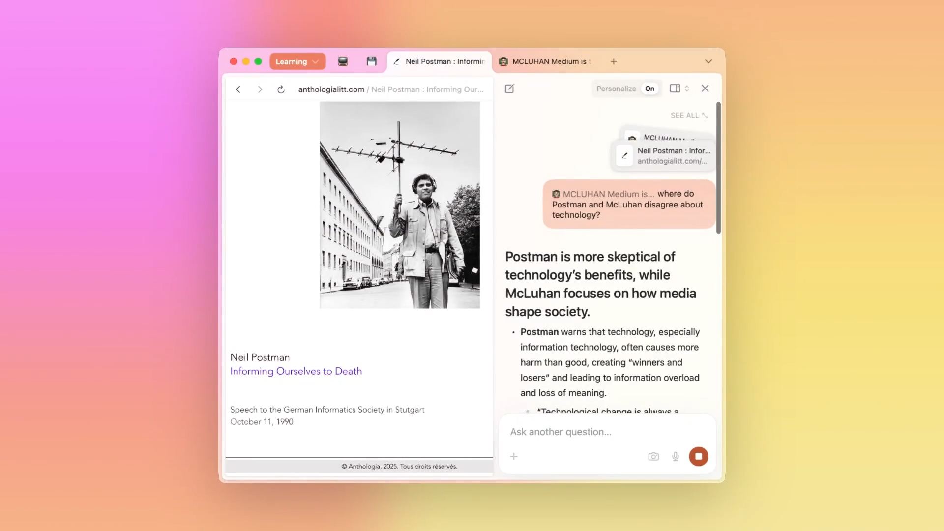 El navegador IA Dia sale de beta en Mac, con