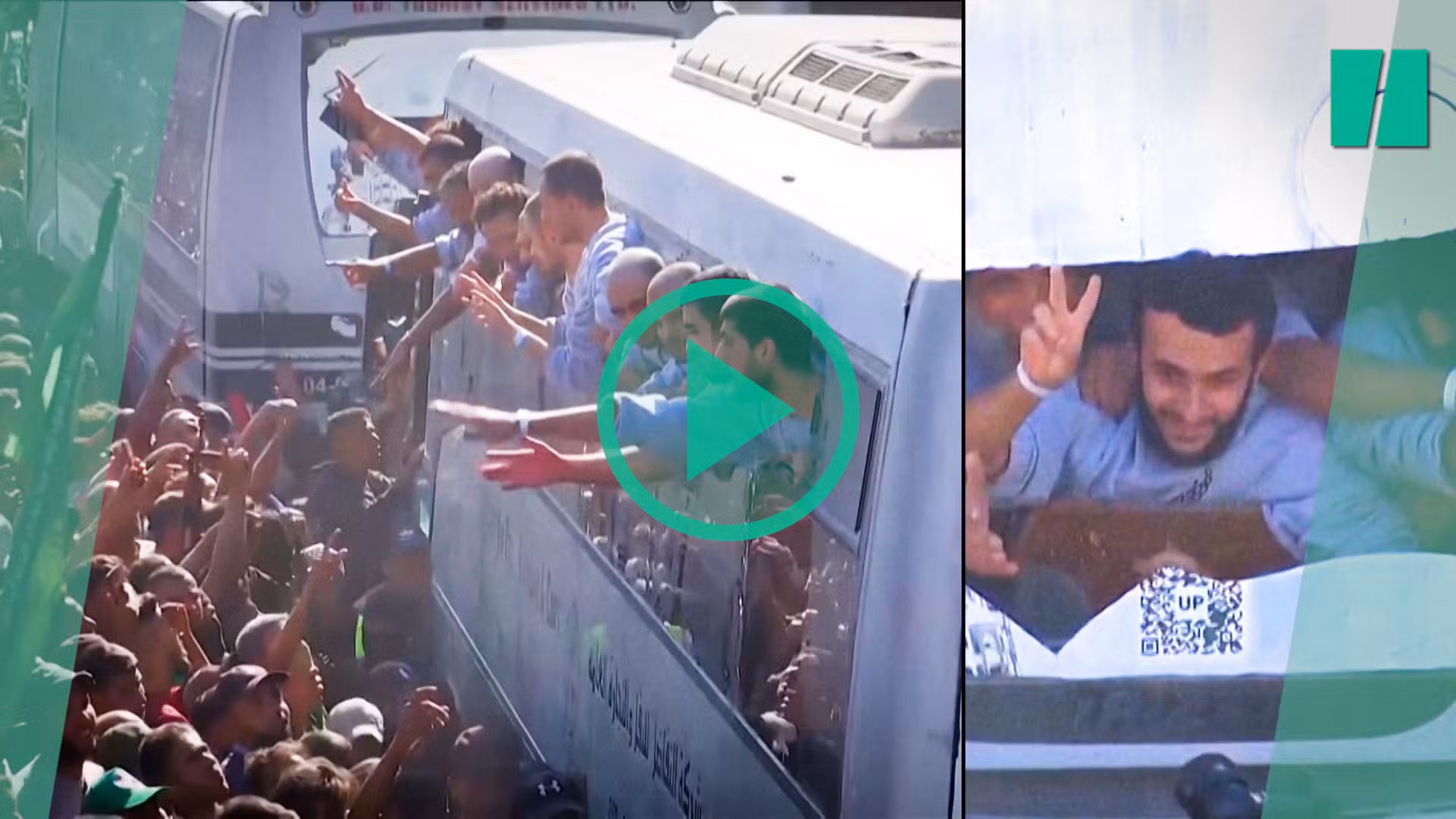 En Gaza y Cisjordania, la emoción de los prisioneros palestinos