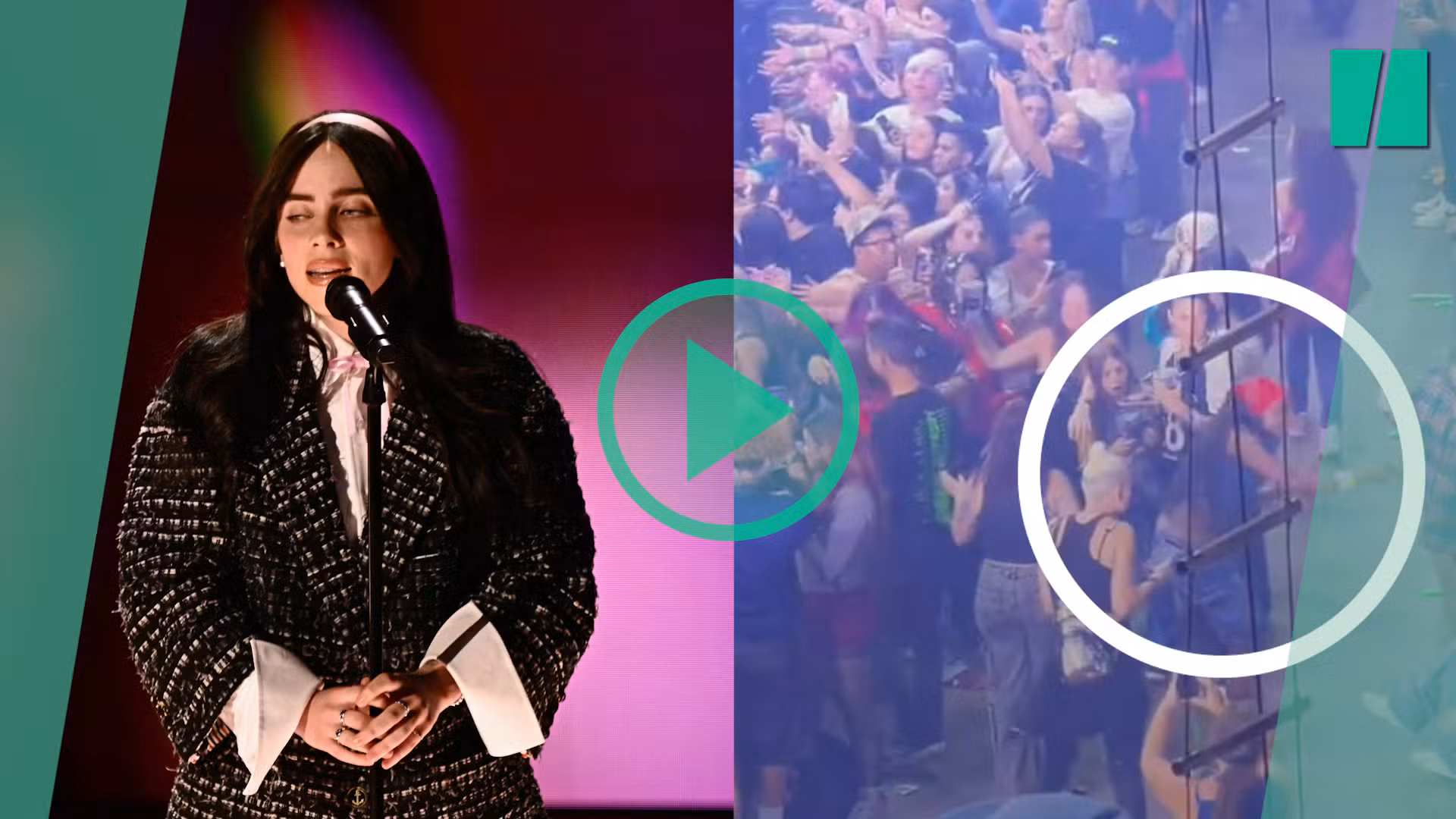 Esta fan que defendió a Billie Eilish agredida en un