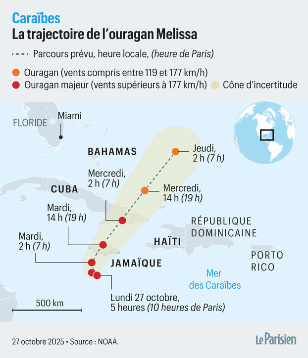 Huracán Melissa: el Primer Ministro de Jamaica alerta sobre un