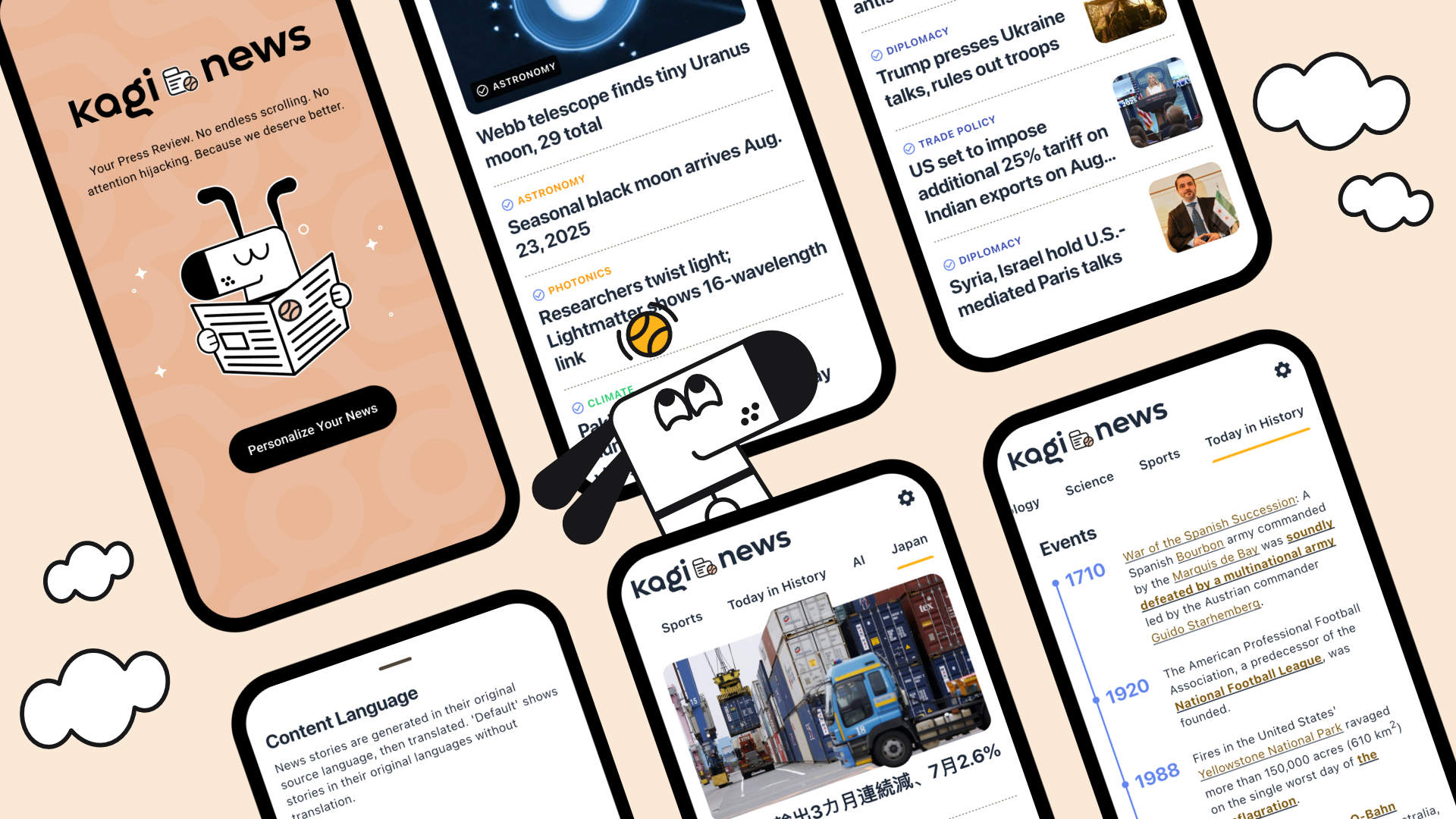 Kagi lanza un agregador de noticias sin rastreo ni algoritmos