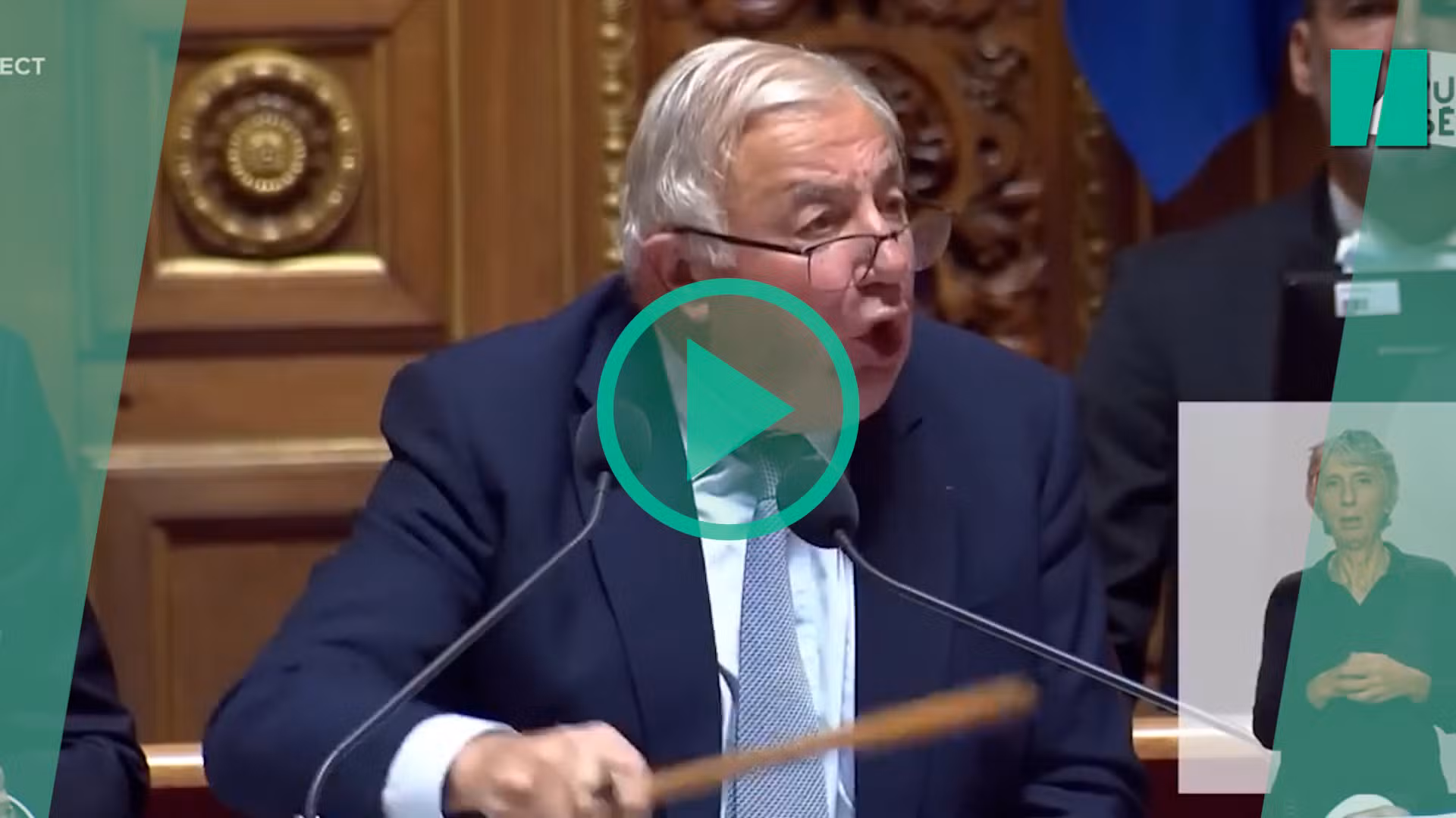 Larcher pierde los nervios en el Senado tras esta intervención