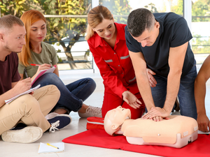 Najac. Una formación en primeros auxilios en preparación y abierta