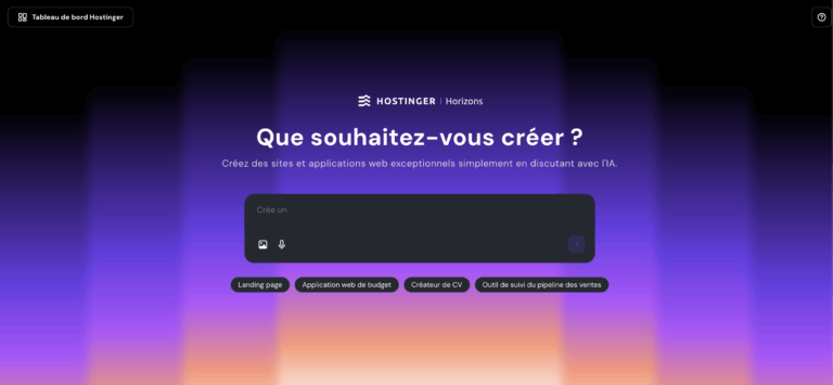 Probamos Hostinger Horizons, con una app creada en 15 minutos.