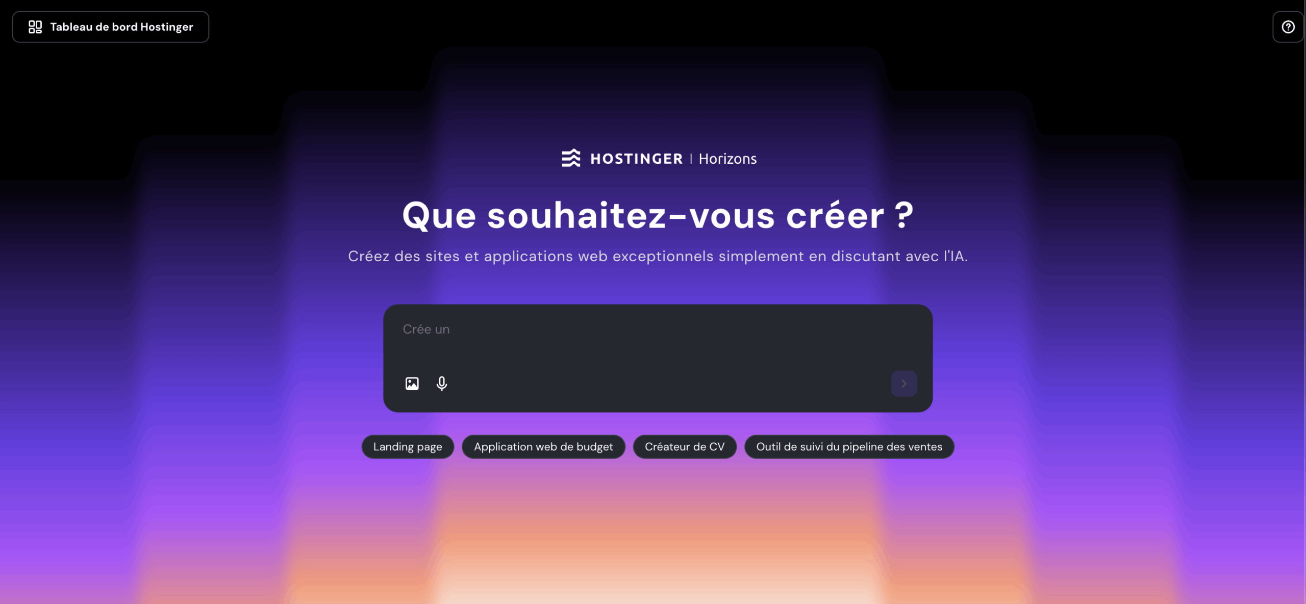 Probamos Hostinger Horizons, con una app creada en 15 minutos.