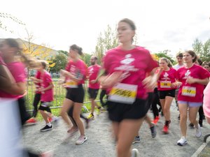Ramonville-Saint-Agne. Deporte, prevención y solidaridad en rosa.