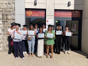 Saint-Gaudens. Nuevos auxiliares de enfermería y enfermeros graduados