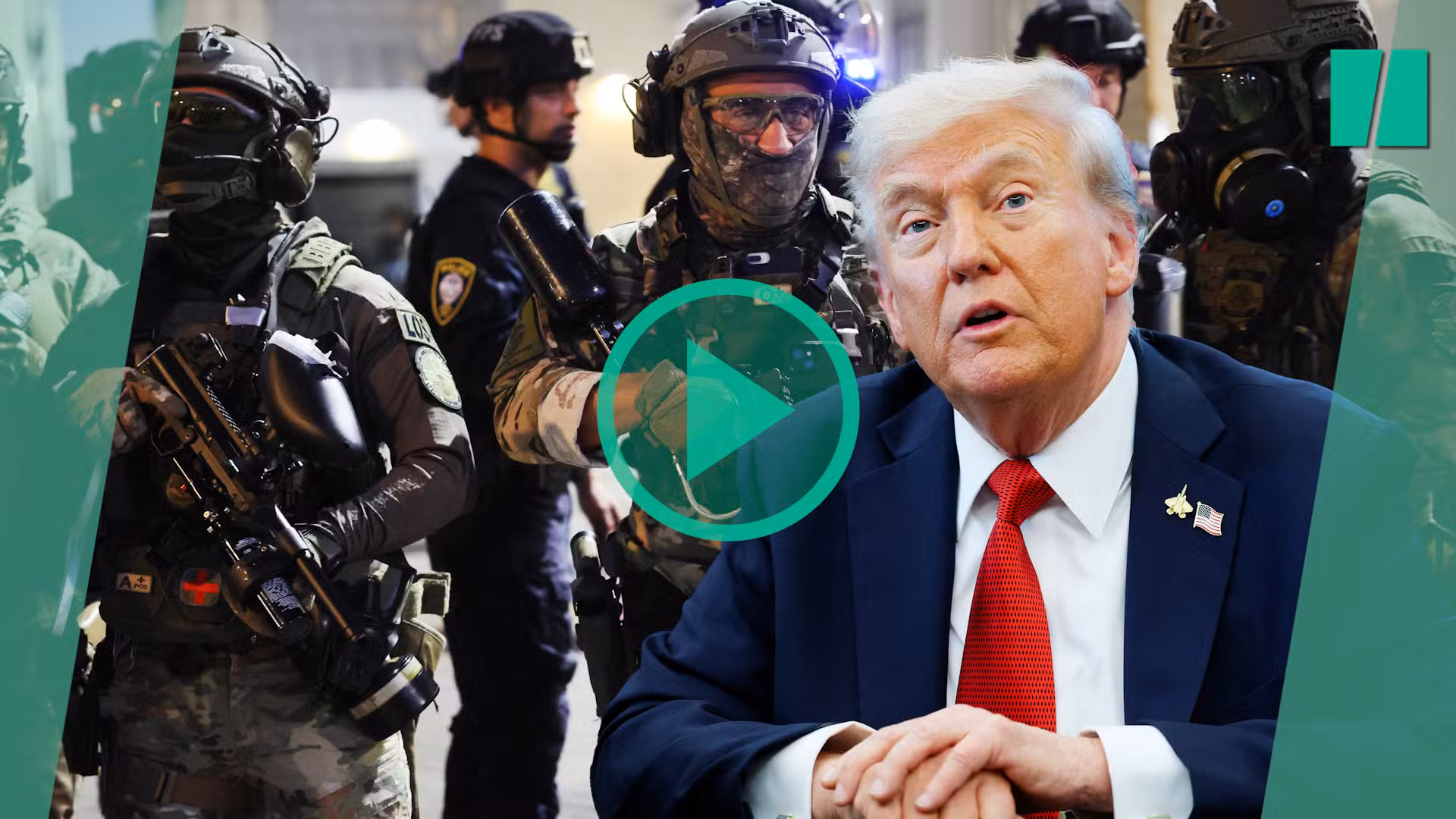 Trump amenaza con usar la Ley de Insurrección para desplegar
