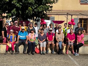 Villebrumier. Una hermosa caminata solidaria de la ADMR para Octubre