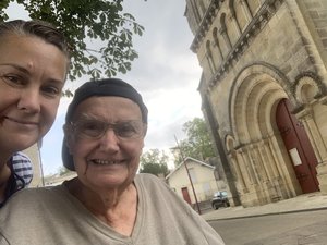 Villemur-sur-Tarn. Audrey abre su casa a las personas mayores.