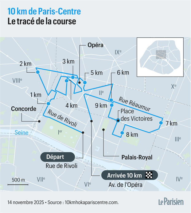10 km Hoka de Paris Centre: recorrido, participación, favoritos… Todo