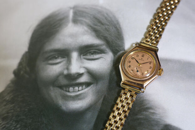 Mercedes Gleitze llevó esta Rolex Oyster waterproof para cruzar el Canal de La Mancha, un hito. REUTERS/Denis Balibouse.
