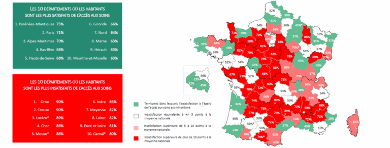 Acceso a la salud: los franceses exigen respuestas locales a