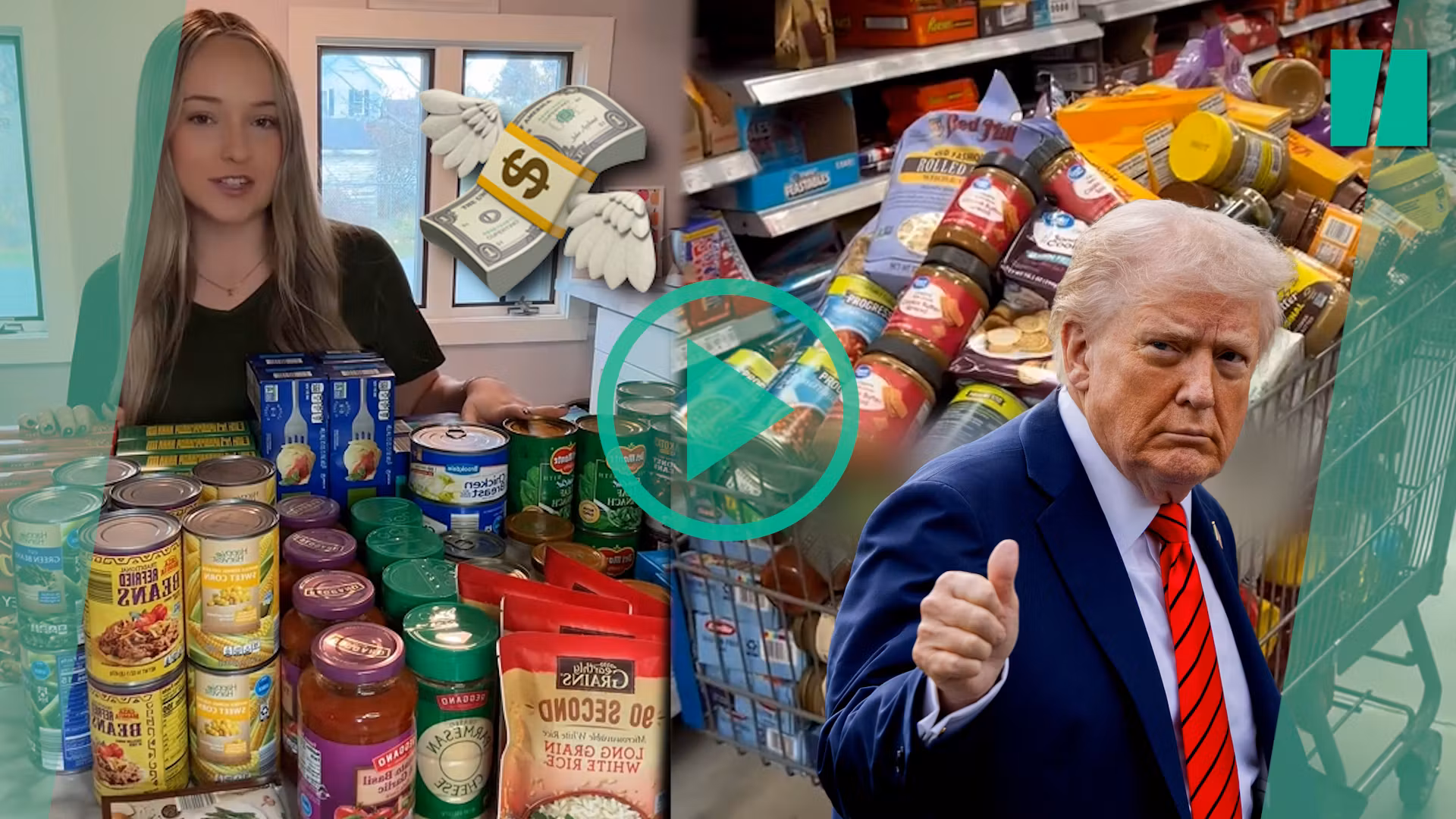 Ante el «shutdown» que amenaza la ayuda alimentaria, estos tiktokeurs