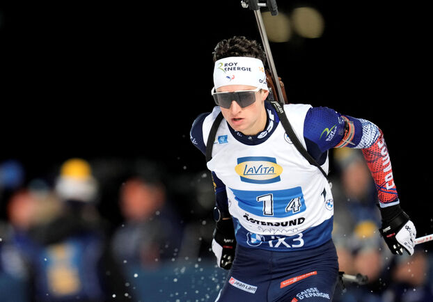 Biatlón: los franceses segundos en el relevo masculino detrás de