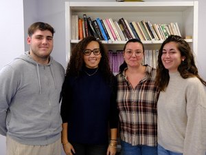 Cuatro alumnos de enfermería de Agen en práctica en La