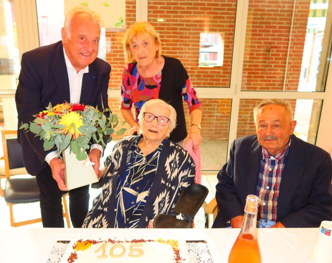 Dominique celebra sus 105 años: "He tenido una vida hermosa,