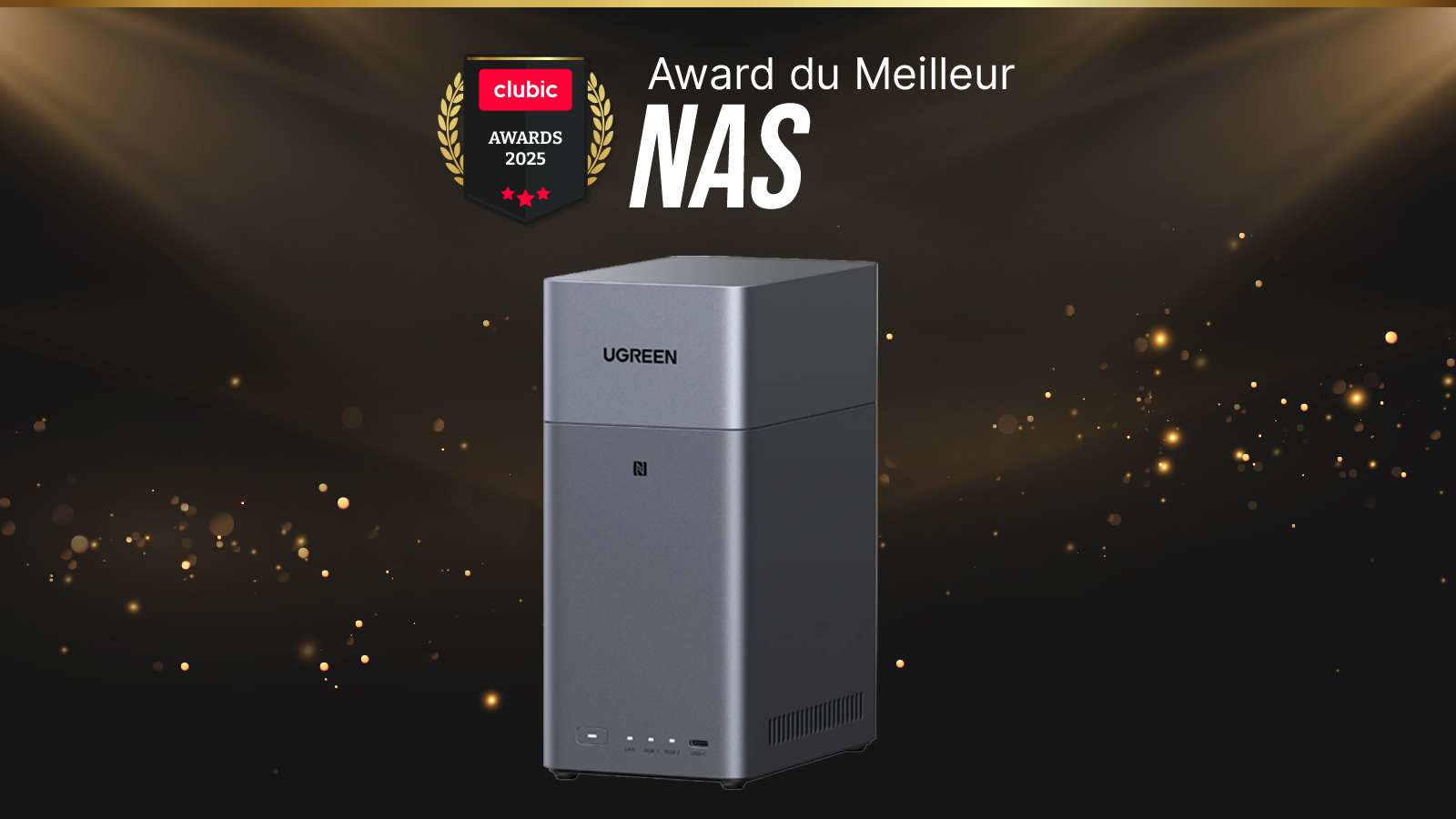 El UGREEN NASync DH2300 gana el Clubic Award al mejor