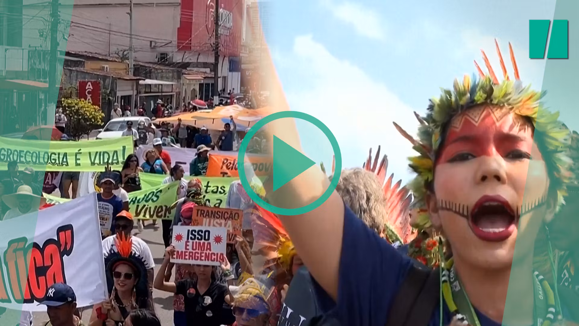 En el marco de la COP30 en Belém, esta marcha