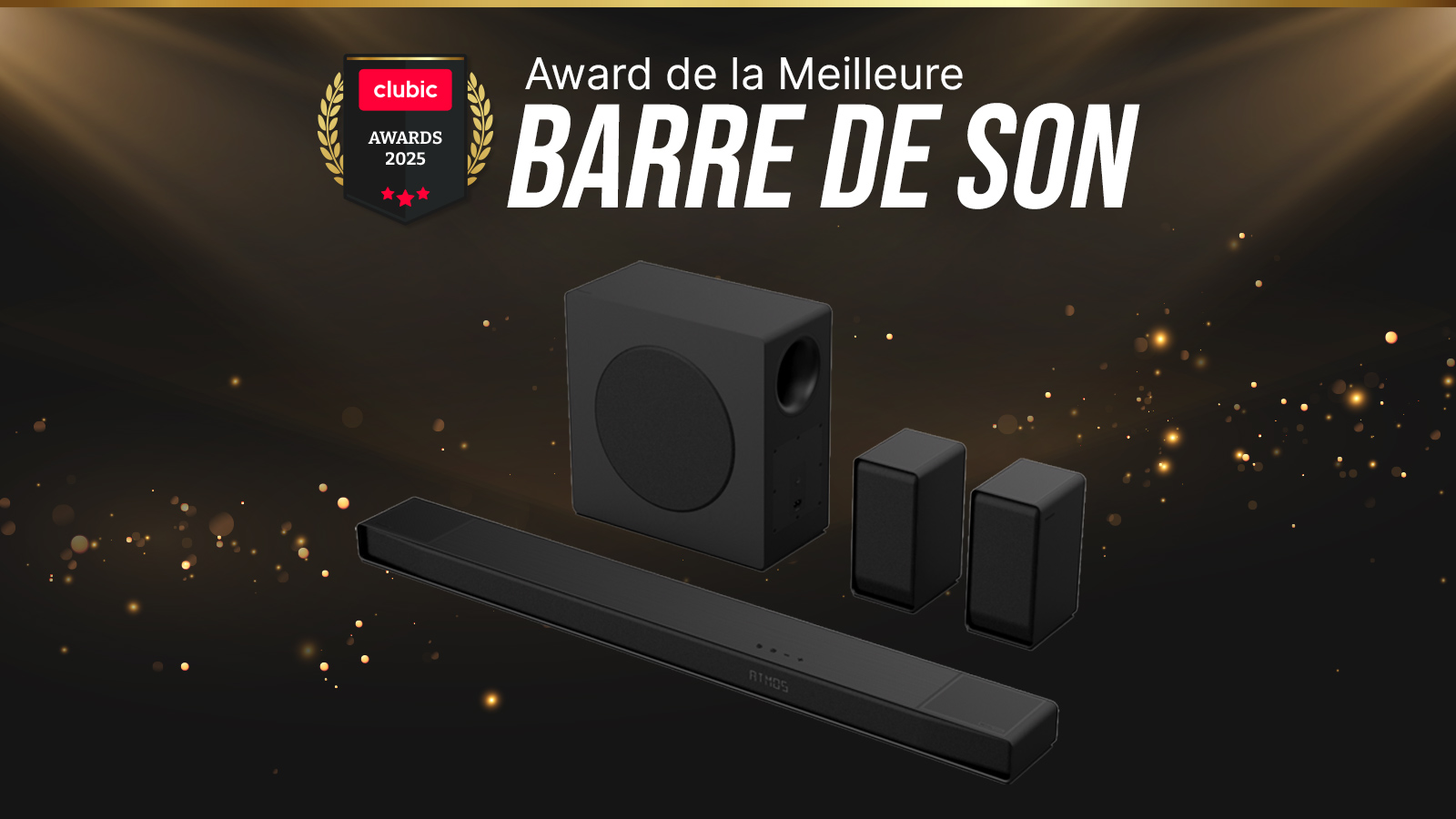 Este conjunto con barra de sonido Dolby Atmos por menos