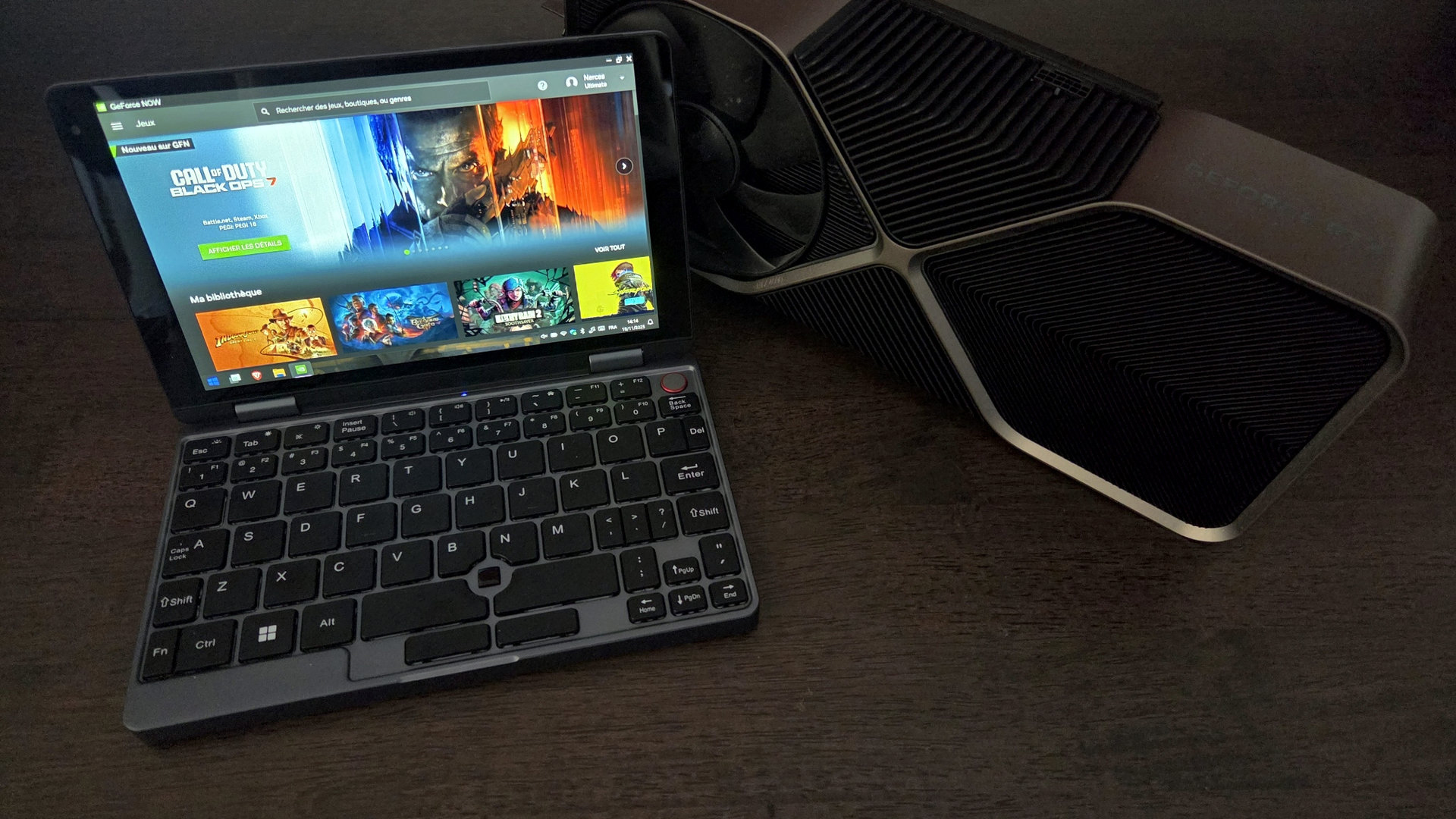 Este mini-PC no puede ejecutar ningún videojuego... ¡salvo cuando GeForce