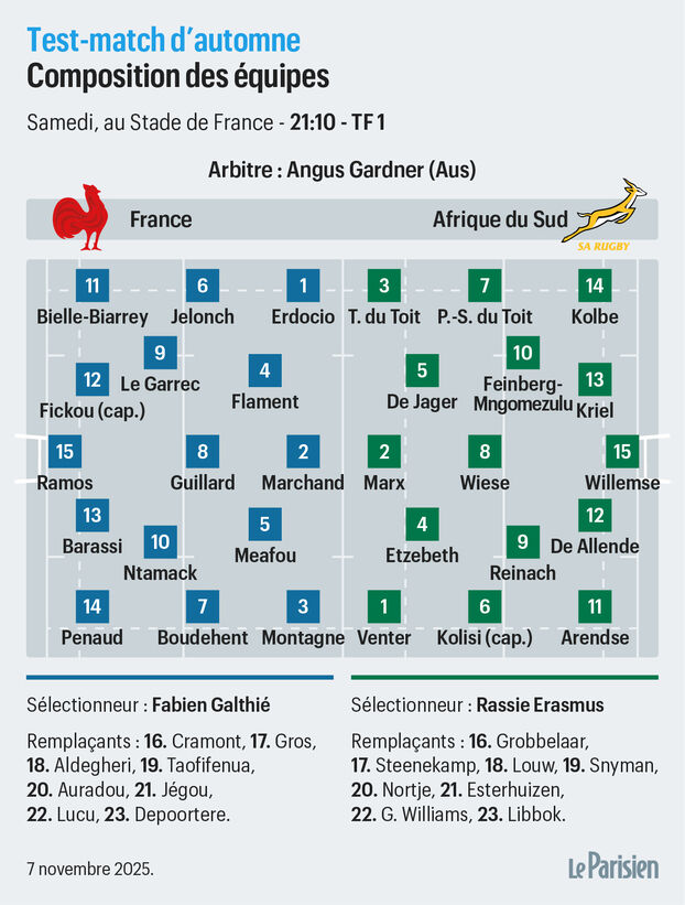 Francia-Sudáfrica: los Bleus tienen una cita con sus verdugos