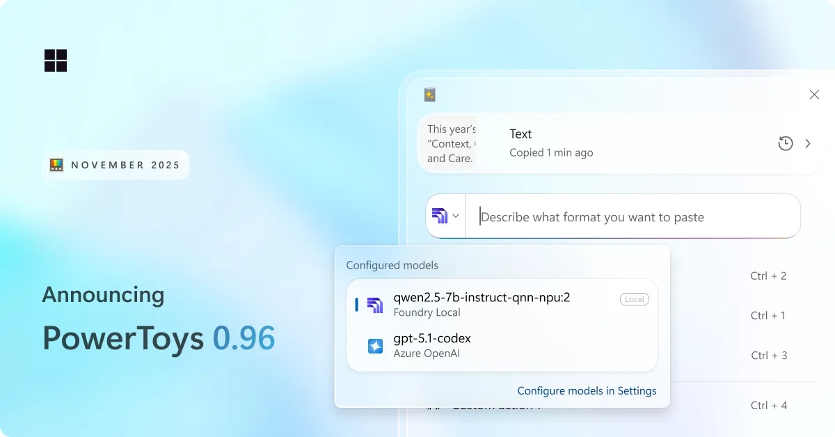 La caja de herramientas de Windows adquiere nuevos superpoderes