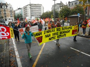 Los jubilados se manifiestan contra el presupuesto Lecornu bis: congelamiento
